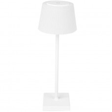 Επαναφορτιζόμενο Πορτατίφ LED 4W CCT Dimmable Μεταλλικό Λευκό 5-040